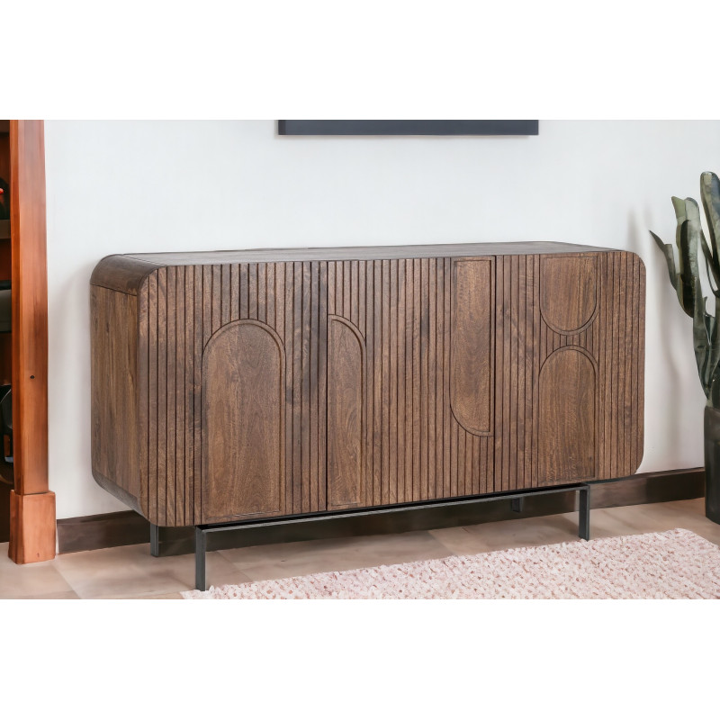 ORISSA modern mangófa komód - 145cm