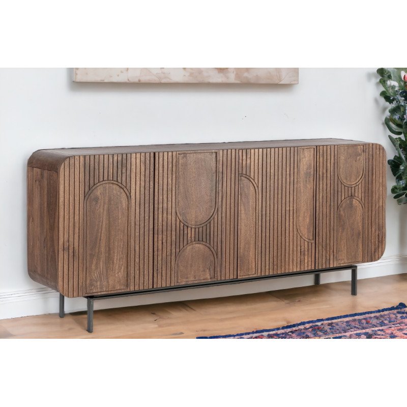 ORISSA modern mangófa komód - 180cm