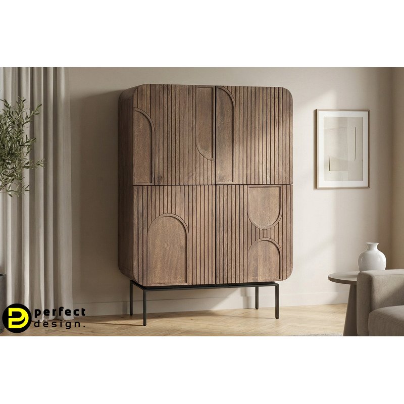 ORISSA modern mangófa szekrény - 90cm