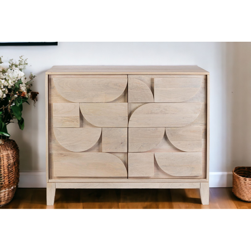 THALES modern mangófa komód - 100cm