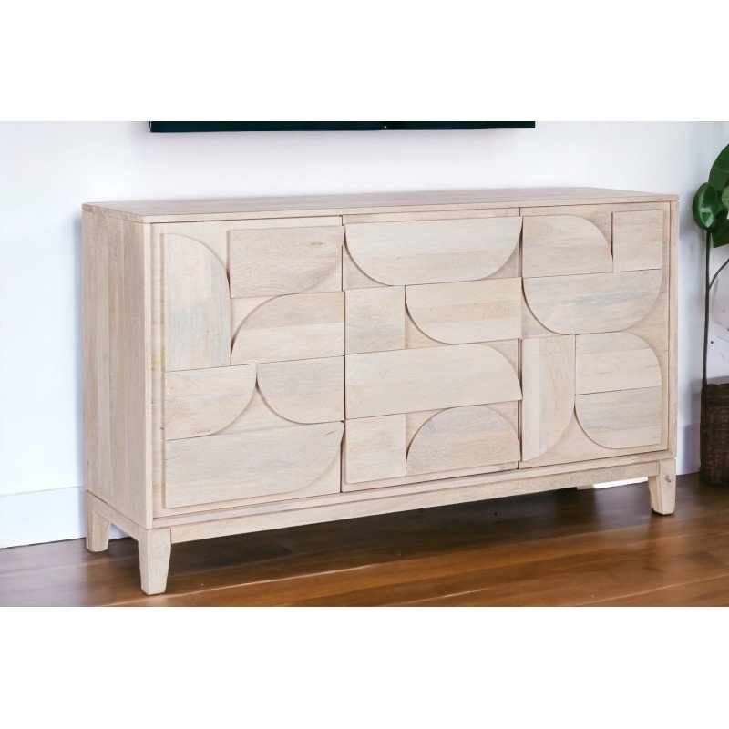 THALES modern mangófa komód - 145cm