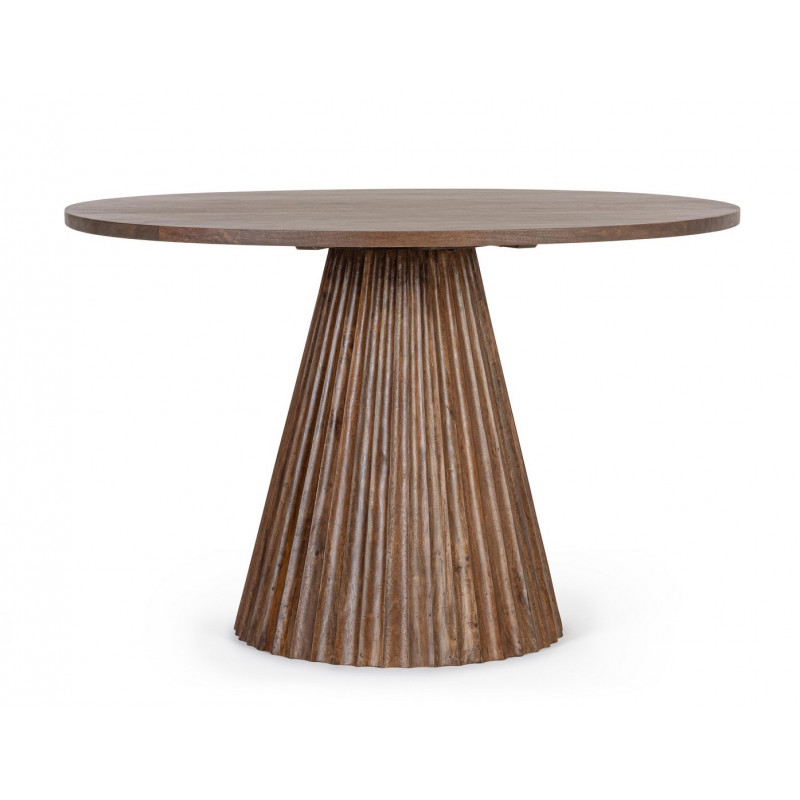 ORISSA kerek mangófa étkezőasztal - 120cm