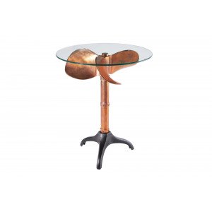 OCEAN design lerakóasztal - 73cm - réz