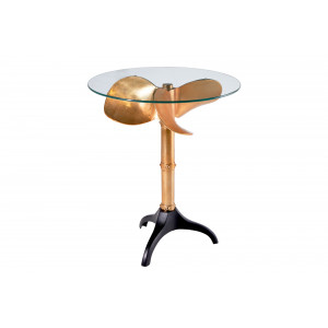 OCEAN design lerakóasztal - 73cm - arany