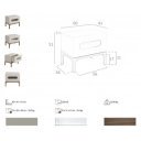 SALAMANCA prémium éjjeliszekrény