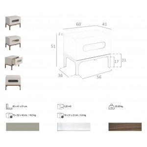 SALAMANCA prémium éjjeliszekrény