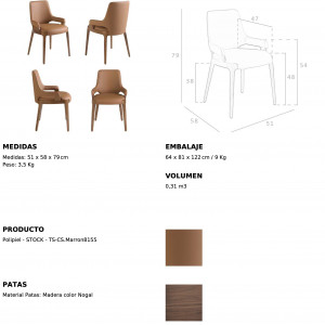 BELMONTE prémium étkezőszék