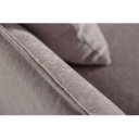 HEAVEN modern sarokkanapé - 255cm - taupe bársony