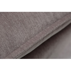 HEAVEN modern sarokkanapé - 255cm - taupe bársony