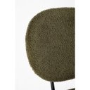 MADDIE modern boucle szék - zöld