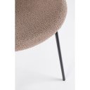 MADDIE modern boucle szék - barna