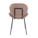 MADDIE modern boucle szék - barna