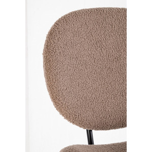 MADDIE modern boucle szék - barna