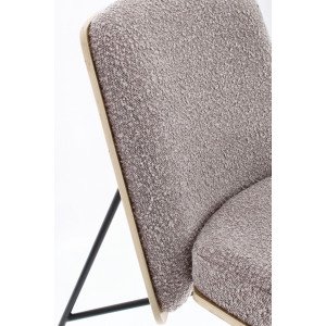 EMERSON design fotel - szürke boucle