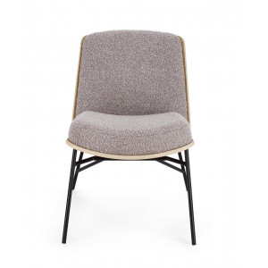 EMERSON design fotel - szürke boucle