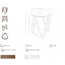 ESCALA prémium lerakóasztal - 50cm