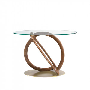 BENAVENTE prémium konzolasztal - dió - 125cm