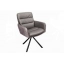 BIG GEORGE prémium bőr szék - taupe szürke