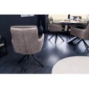 BIG GEORGE prémium bőr szék - taupe szürke