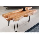 WILD modern akác dohányzóasztal - 100cm