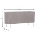 GATSBY modern mangófa komód - 150cm