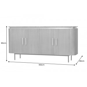 VENEZIANO prémium mangófa komód - 160cm