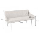 STICH modern ülőpad - 160cm - taupe