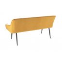 STICH modern bársony ülőpad - 160cm - okker