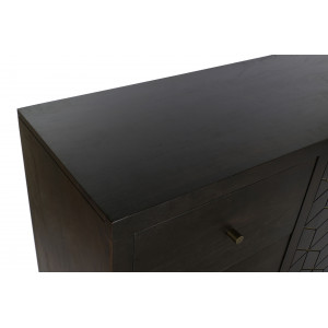 GOLDING modern mangófa komód - 160cm