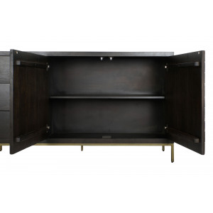 GOLDING modern mangófa komód - 160cm