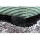 LOUNGER design kordbársony kanapé - 220cm - zöld