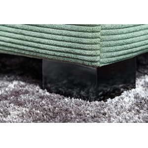 LOUNGER design kordbársony kanapé - 220cm - zöld