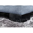 LOUNGER design kordbársony kanapé - 220cm - kék