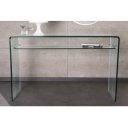 FANTOME üveg konzolasztal - 100cm