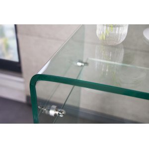 FANTOME üveg konzolasztal - 100cm