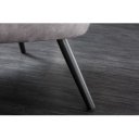 AMSTERDAM design bársony fotel - szürke