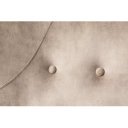 AMSTERDAM design bársony fotel - beige