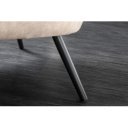 AMSTERDAM design bársony fotel - beige