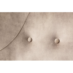 AMSTERDAM design bársony fotel - beige
