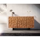 SOLUNA tömör akác komód - 145/175cm