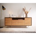 STONEGRACE tömör akác komód - 175cm - natúr