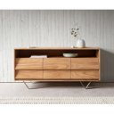 EVANS prémium akác komód - 145cm - natúr