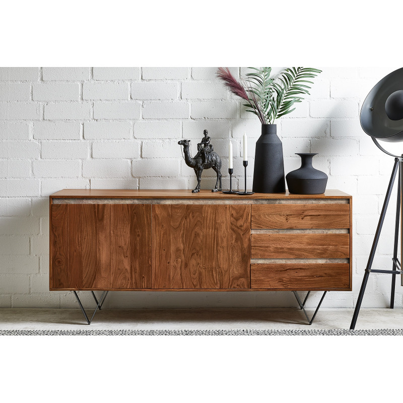 KIPLING prémium akác komód - 175cm