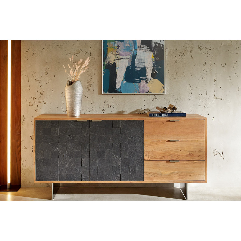 MARLOWE prémium akác komód - 147cm