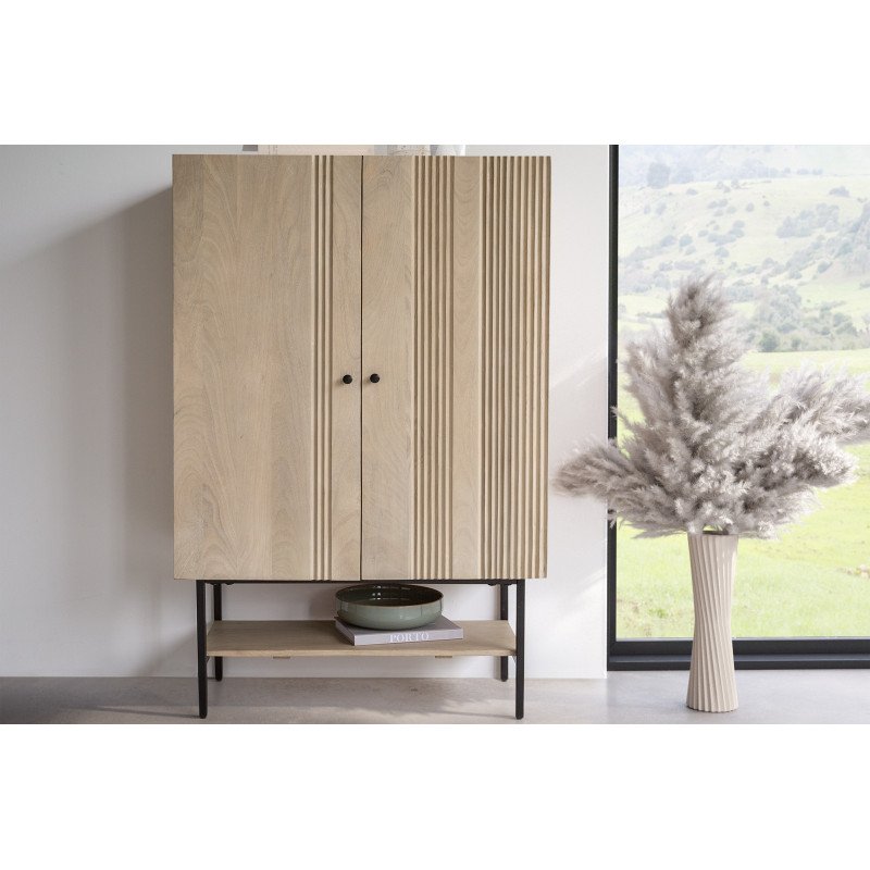 NENCIA prémium mangófa szekrény - 140cm