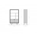 LOCKWOOD prémium akác polc - 150cm