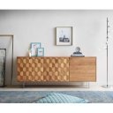 FEVON prémium akác komód - 145/175cm - natúr