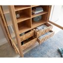 FEVON prémium akác vitrin - 145cm - natúr