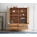 FEVON prémium akác vitrin - 145cm - natúr