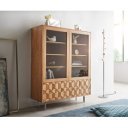 FEVON prémium akác vitrin - 145cm - natúr